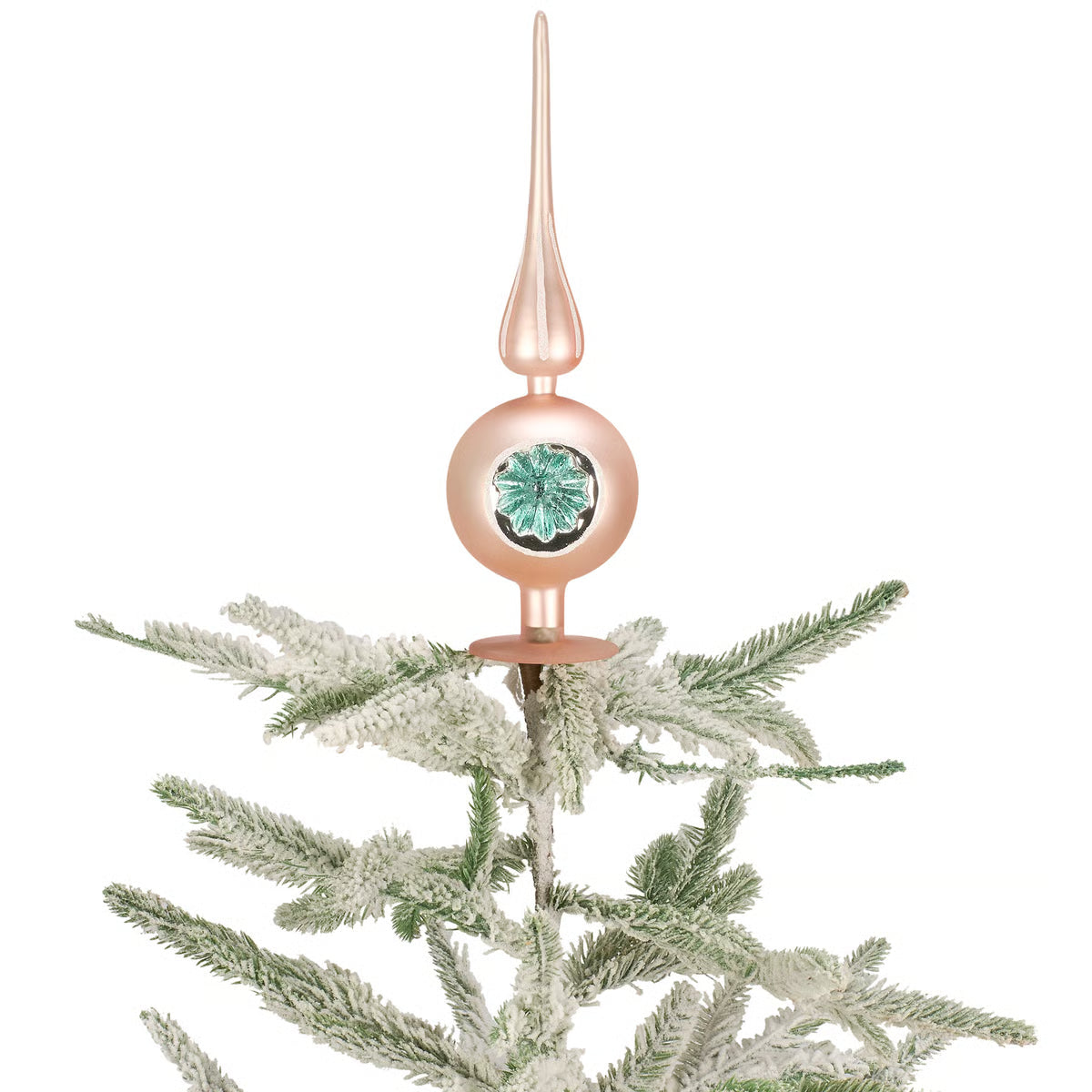 Pink Glass Tree Topper