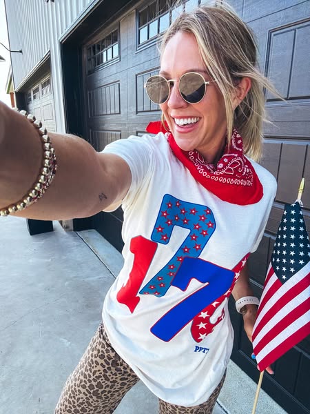 1776 Red White and Blue Tee - The Bronze Butterfly