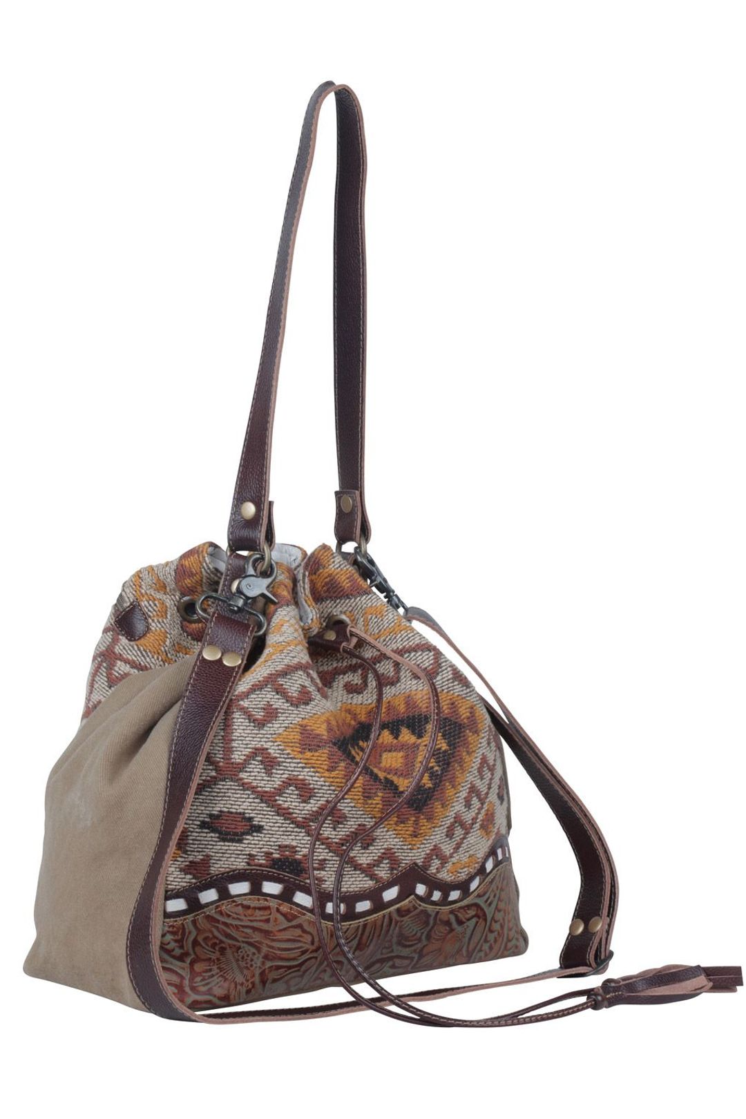 S-4000 Heritage Bucket Bag Myra