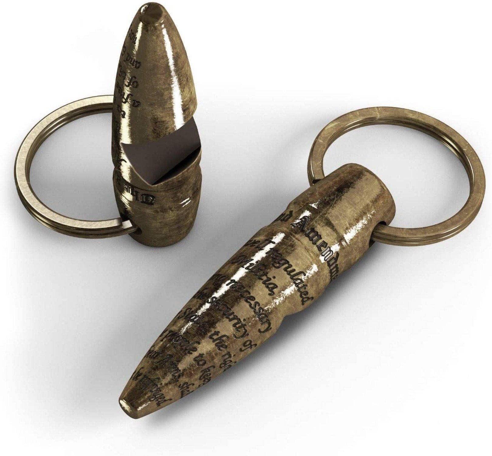 2nd Amendment 50 BMG Keychain Bottle Opener - The Bronze Butterfly