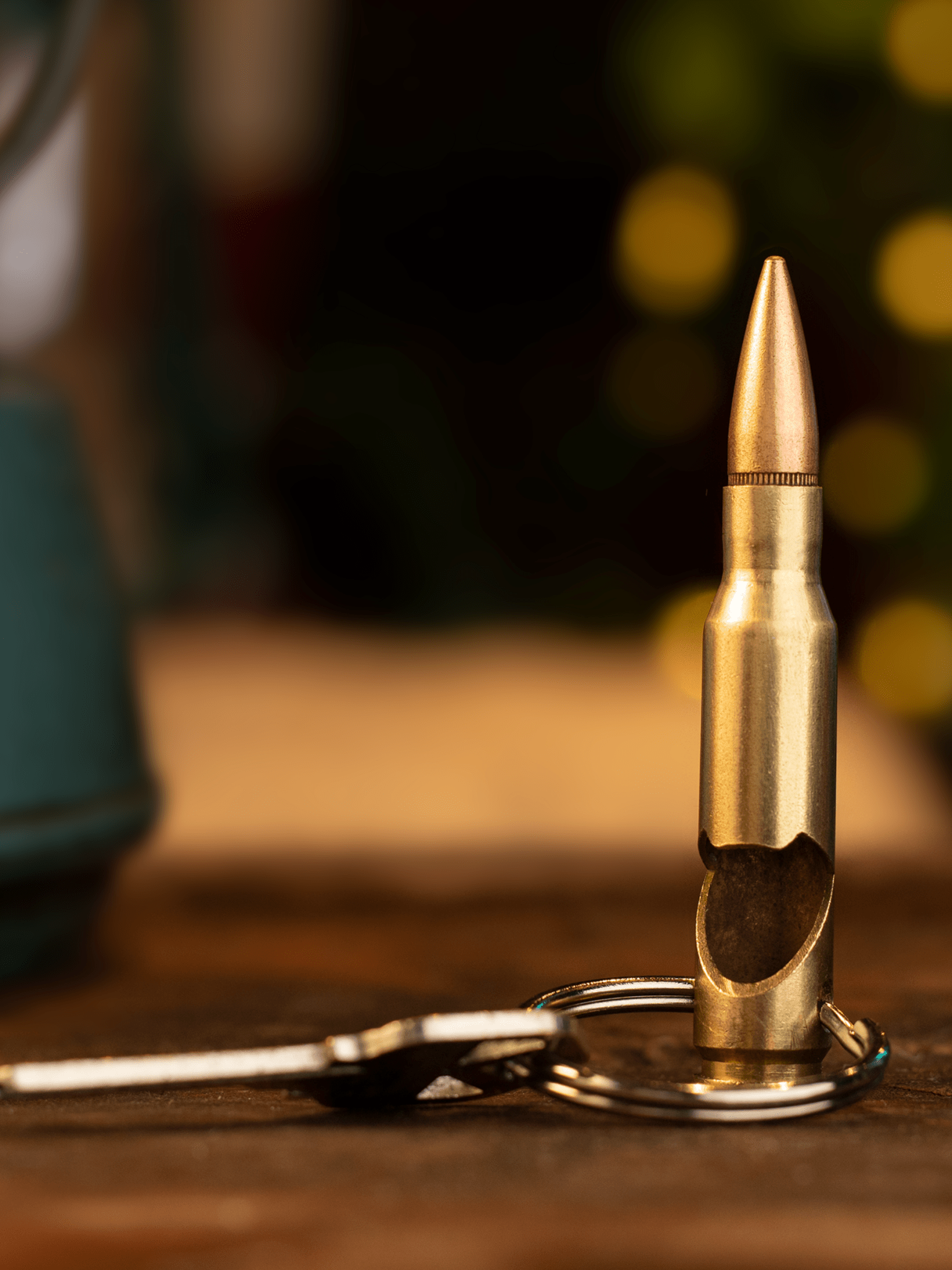 308/7.62 Real Bullet Keychain Bottle Opener - The Bronze Butterfly