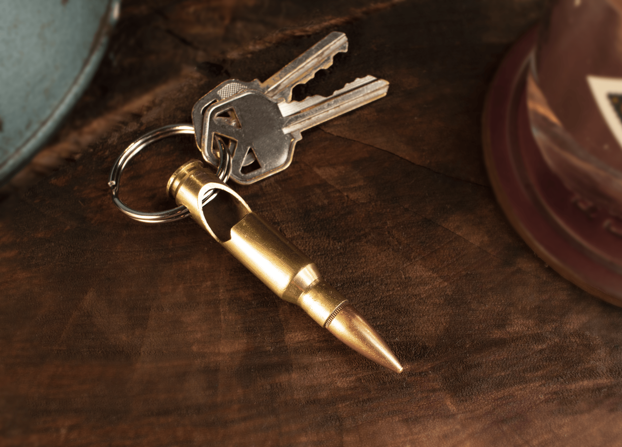 308/7.62 Real Bullet Keychain Bottle Opener - The Bronze Butterfly