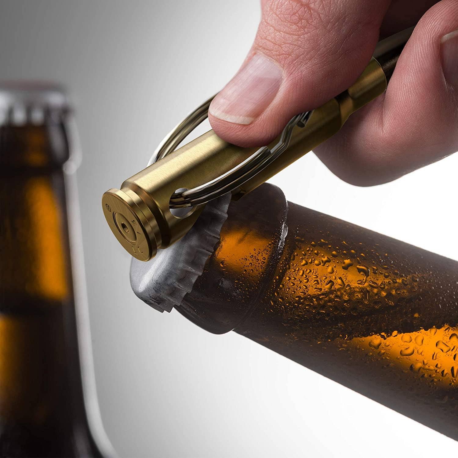 308/7.62 Real Bullet Keychain Bottle Opener - The Bronze Butterfly