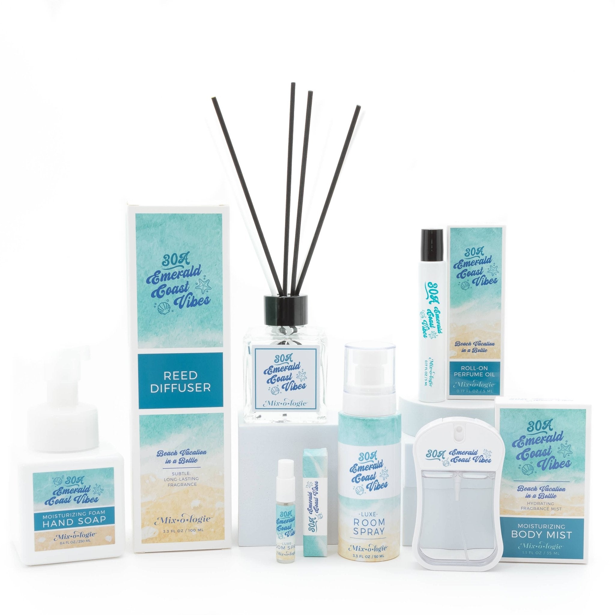 30A Emerald Coast Vibes | Rollerball Perfume Oil Roll - On - The Bronze Butterfly