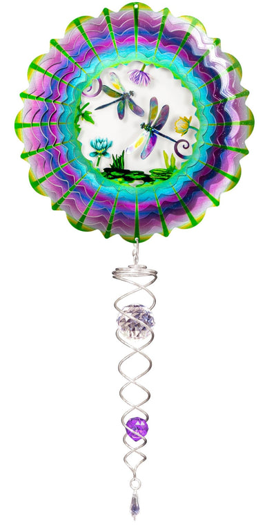 3D Dragonfly - Mini Set Wind Spinner - The Bronze Butterfly