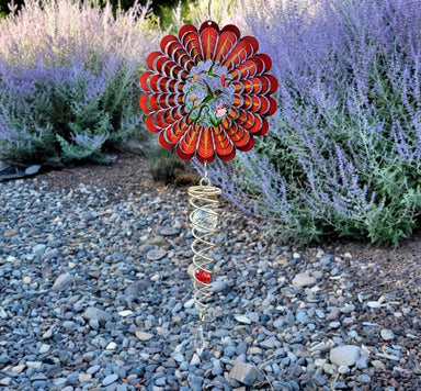 3D Hummingbird - Mini Set Wind Spinner - The Bronze Butterfly
