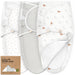 3pk Soothe Zippy Baby Swaddles 0 - 3 Months,Newborn Sleep Sack - The Bronze Butterfly