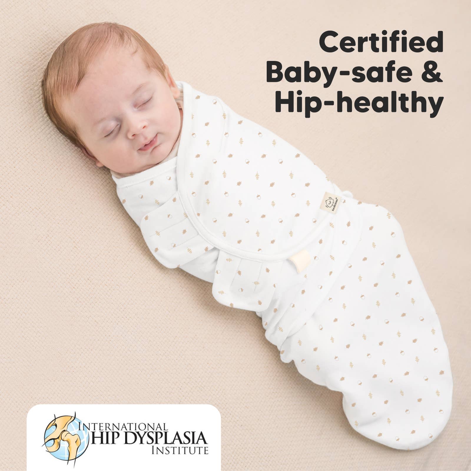 3pk Soothe Zippy Baby Swaddles 0 - 3 Months,Newborn Sleep Sack - The Bronze Butterfly