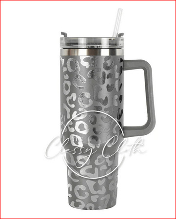 40 oz Quencher Tumbler - The Bronze Butterfly