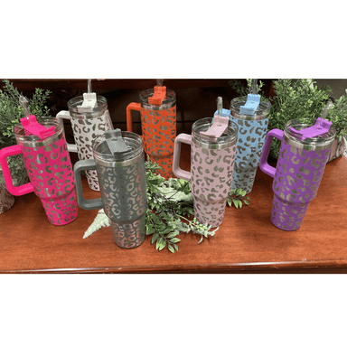 40 oz Quencher Tumbler - The Bronze Butterfly