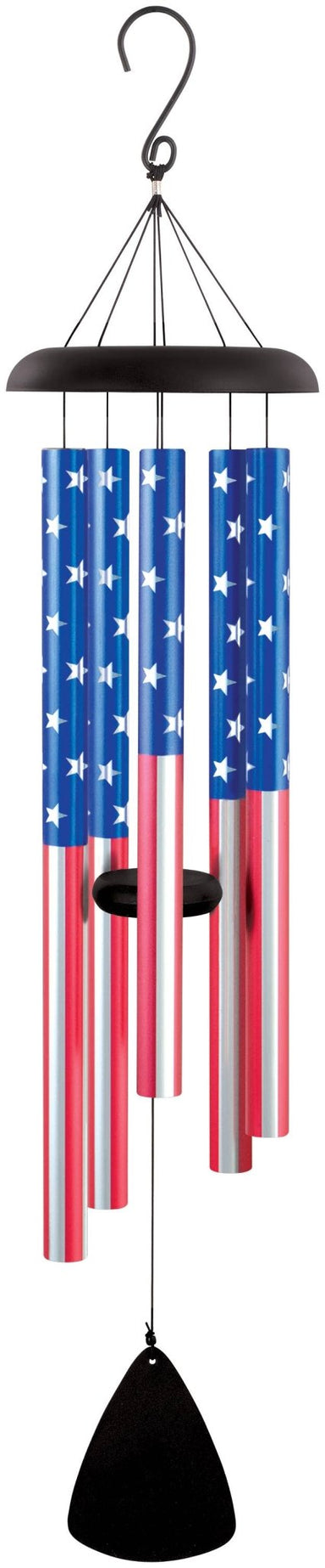 44" American Flag Chime - The Bronze Butterfly