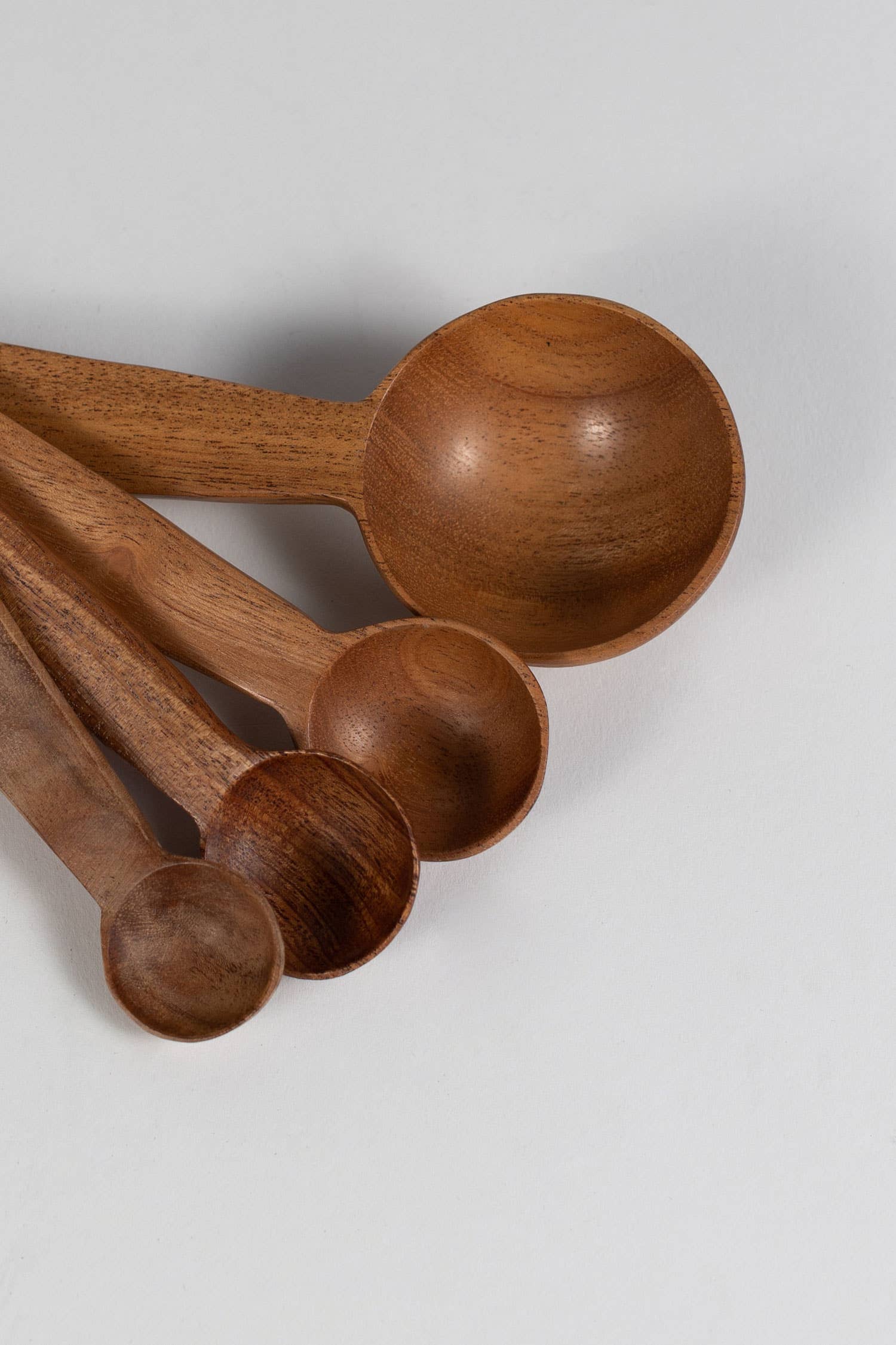 Wood Measuring Spoons - Handcarved