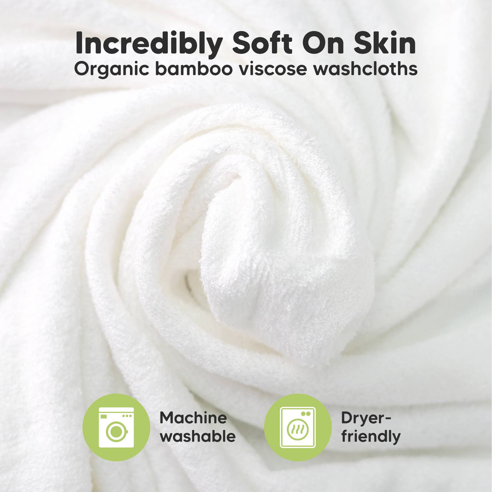 6 - Pack Baby Wash Cloths - The Bronze Butterfly