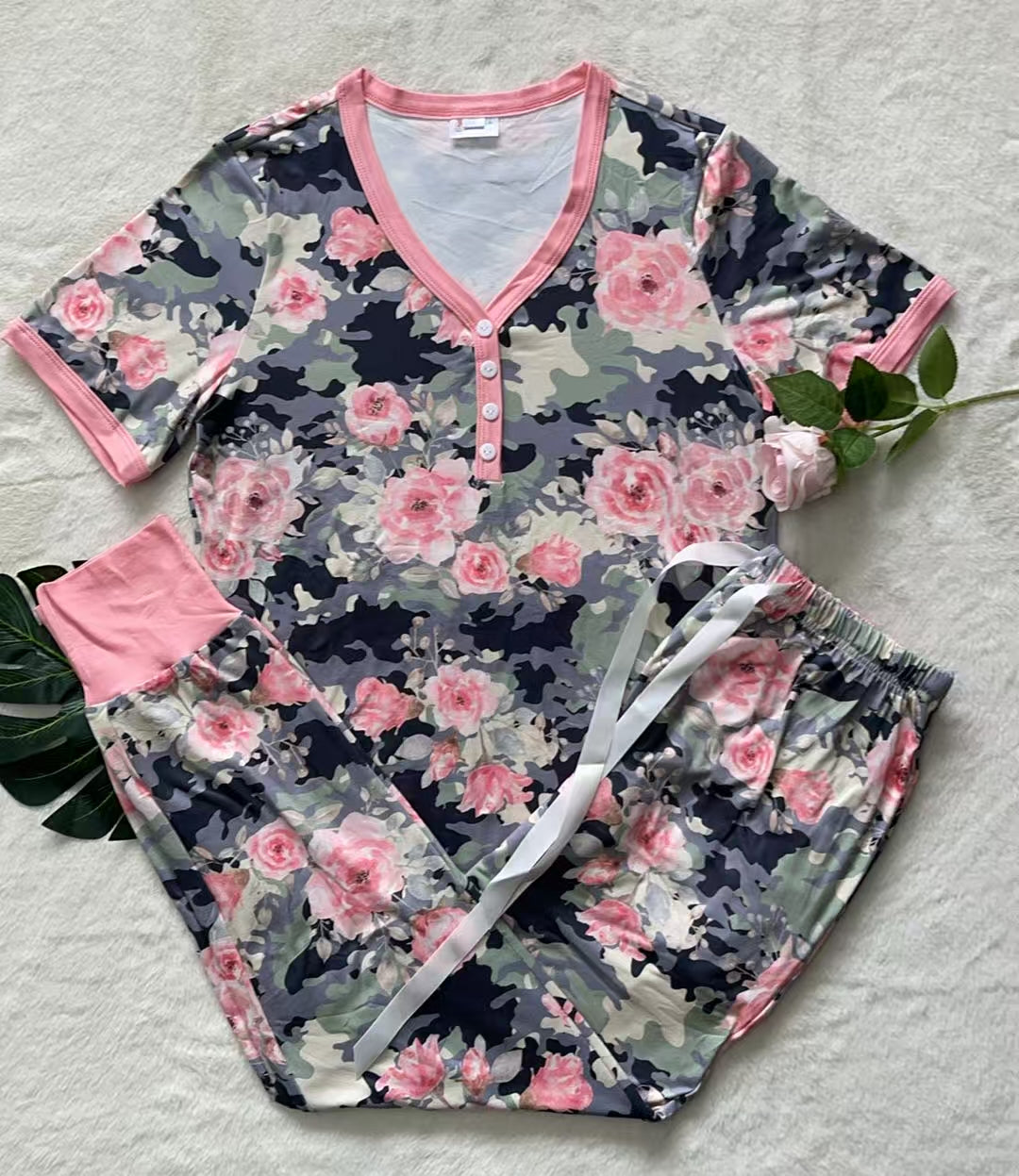 Shirley & Stone Valentines Jogger PJ Set