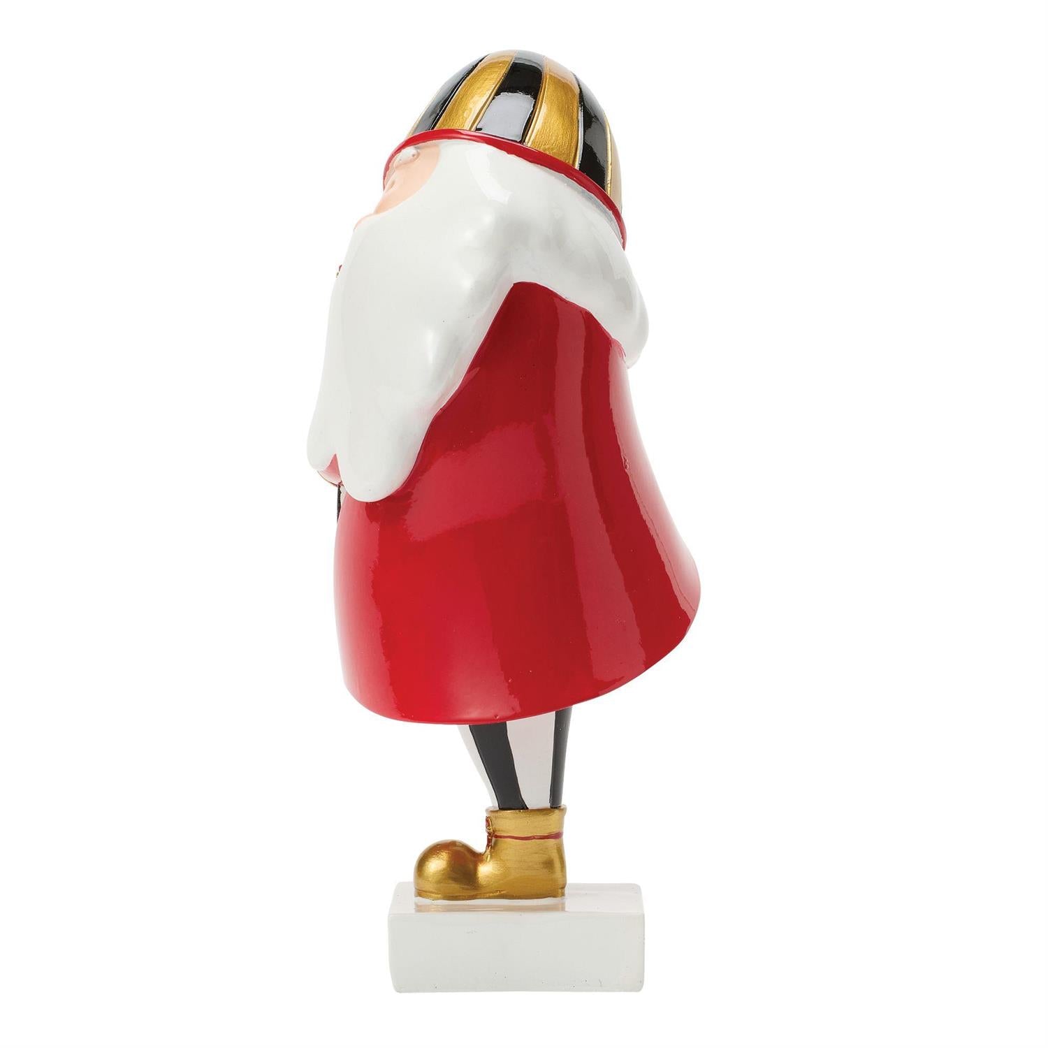 Clamx Santa holding gift box