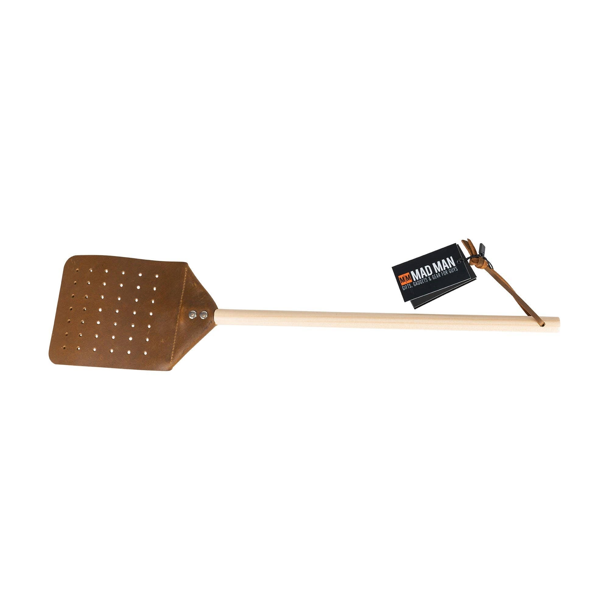 Leather Fly Swatter: Black