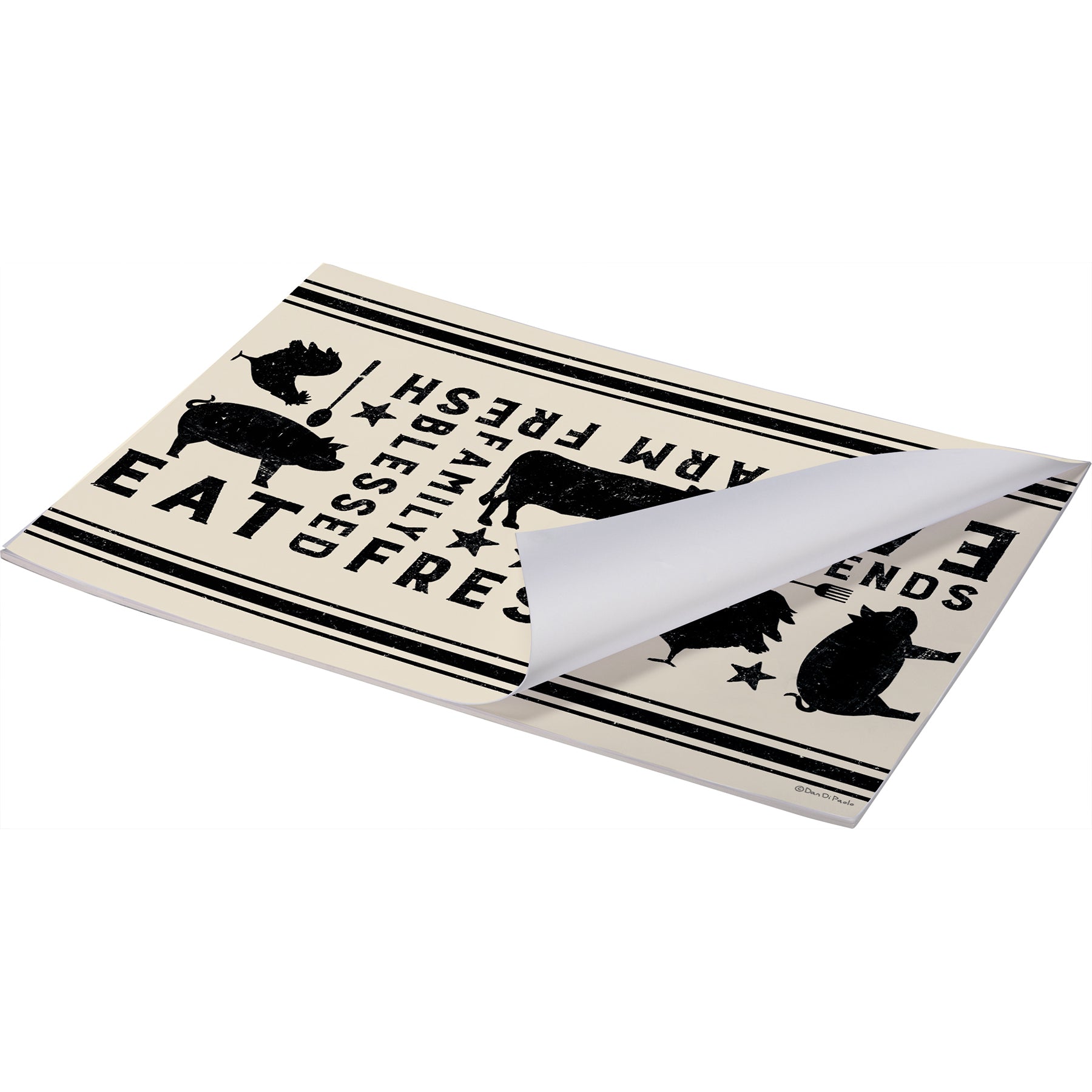 Farmhouse Paper Placemat Pad
