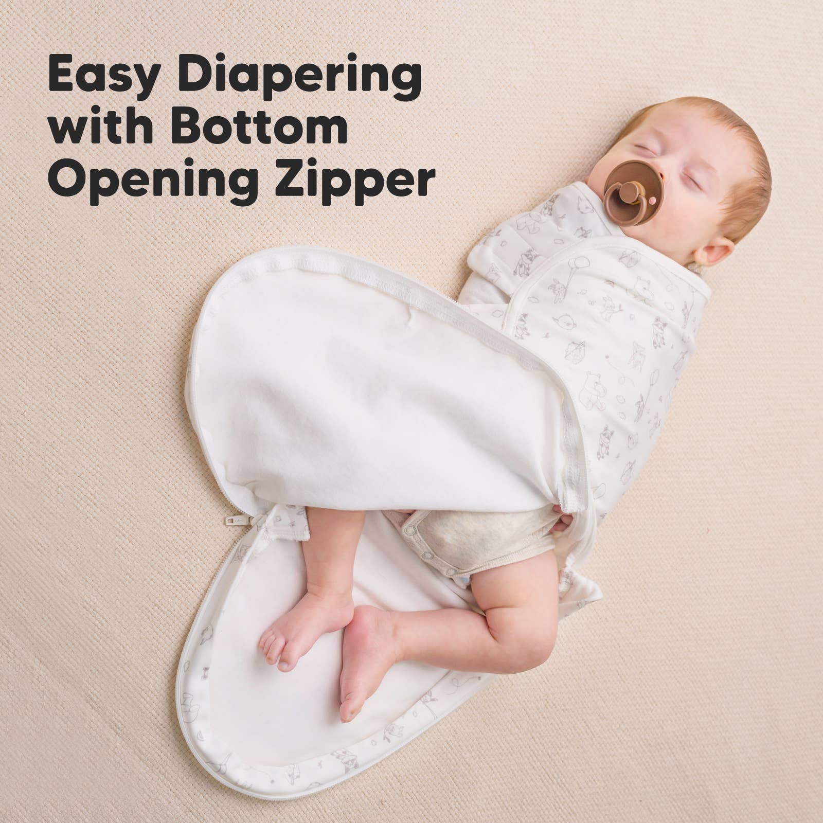 3pk Soothe Zippy Baby Swaddles 0-3 Months,Newborn Sleep Sack