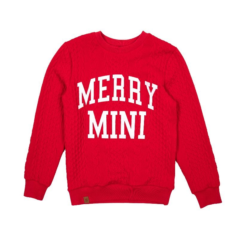 SIMPLY SOUTHERN MERRY MINI YOUTH SWEATER
