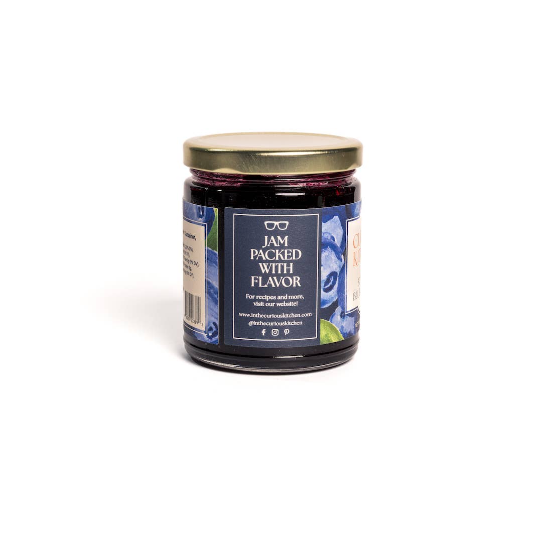 Blueberry Bourbon Jam 9 oz |  Gourmet Blueberry Spread - The Bronze Butterfly