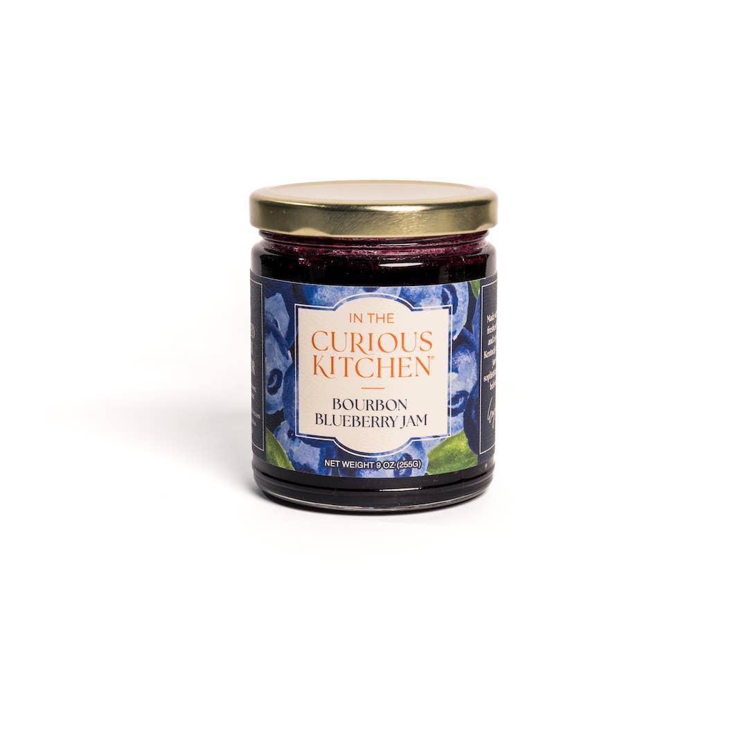 Blueberry Bourbon Jam 9 oz |  Gourmet Blueberry Spread - The Bronze Butterfly