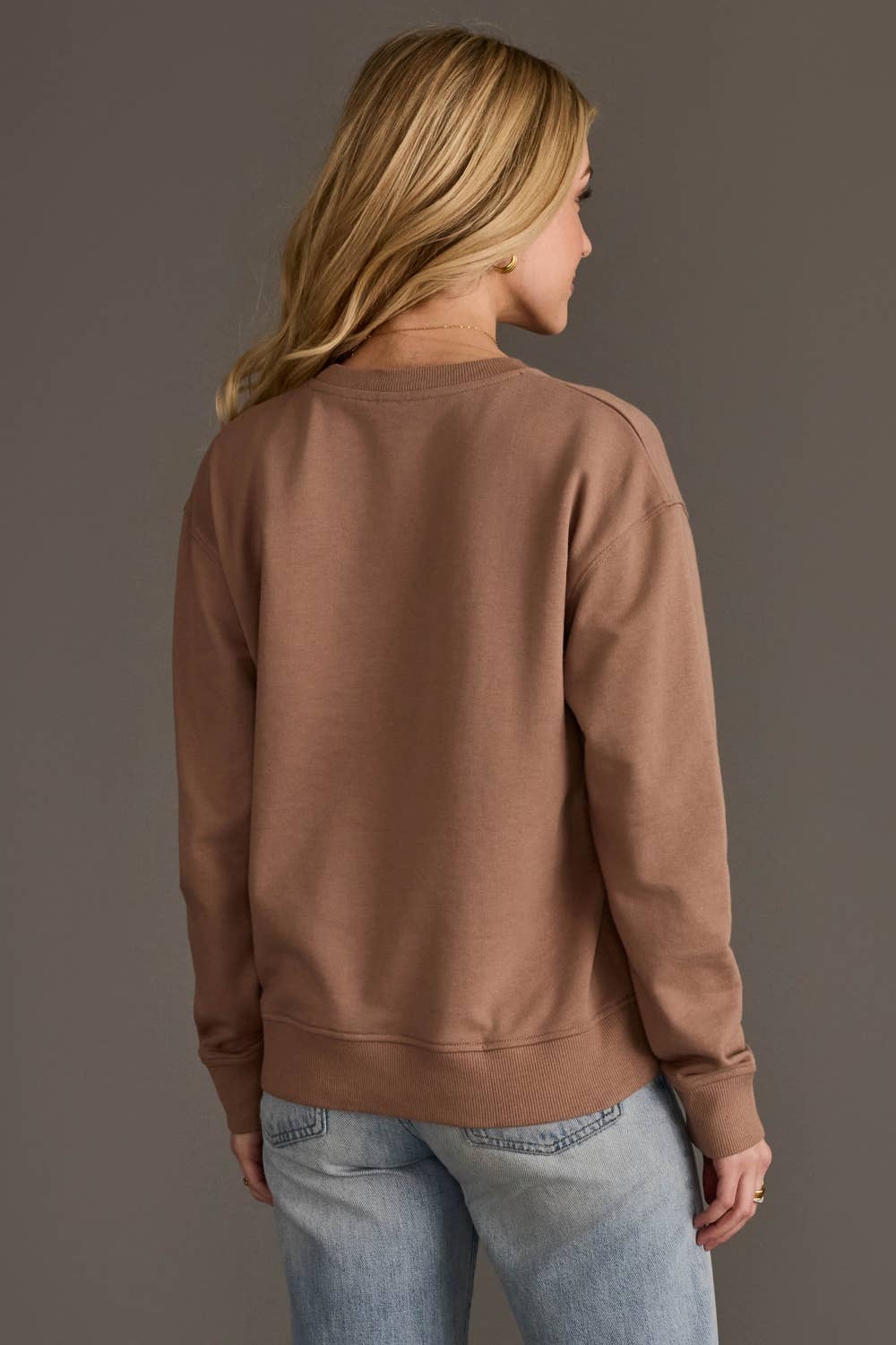 Brown Thankful Sweatshirt - The Bronze Butterfly