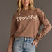 Brown Thankful Sweatshirt - The Bronze Butterfly
