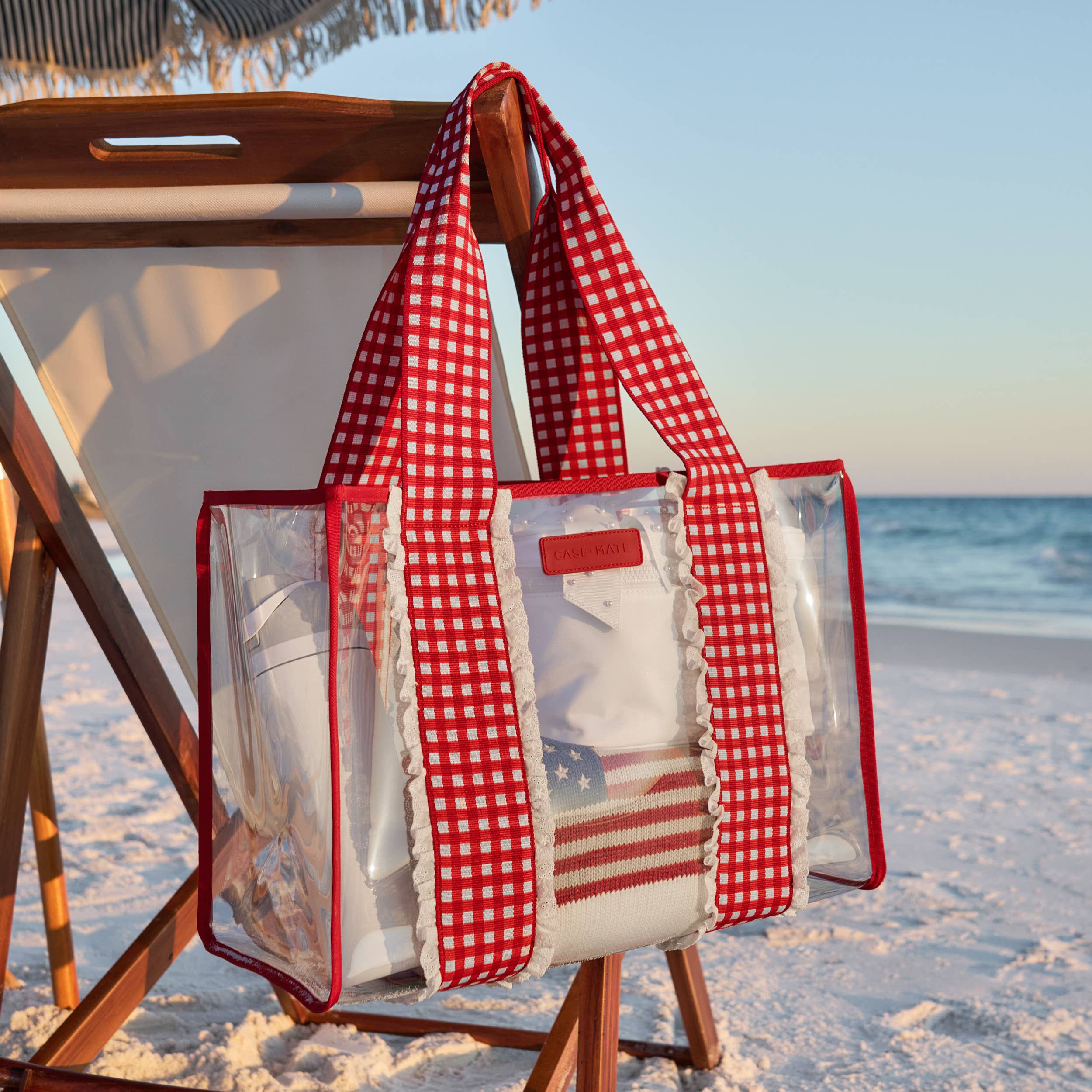 Case-Mate Cherry Gingham Jelly Tote Bag - The Bronze Butterfly