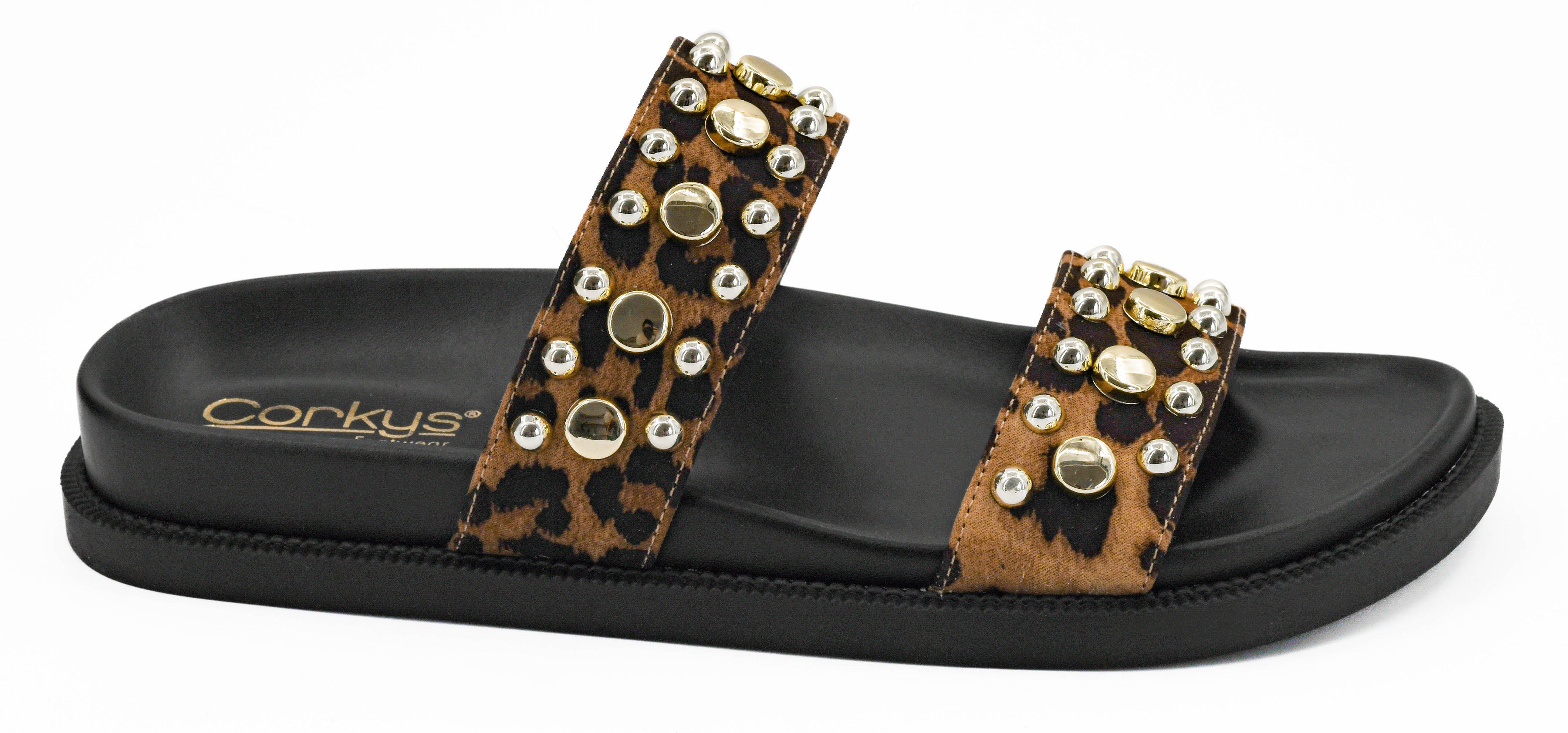 Corkys Have A Seat Leopard Platform Sandals | The Bronze Butterfly