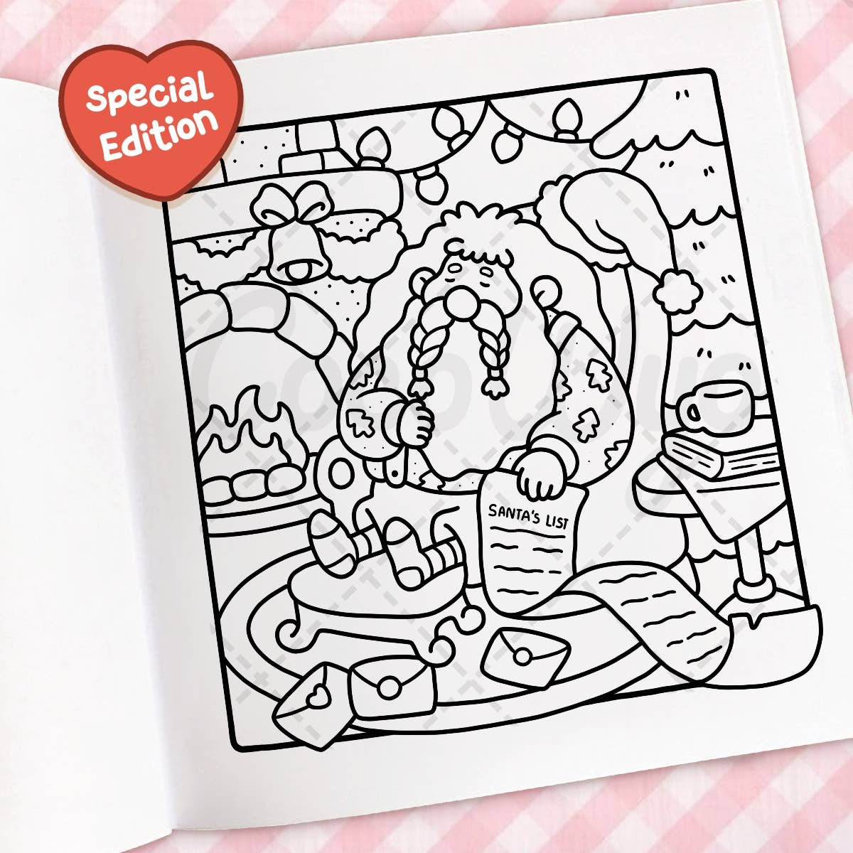 Cozy Christmas Coloring Book - The Bronze Butterfly