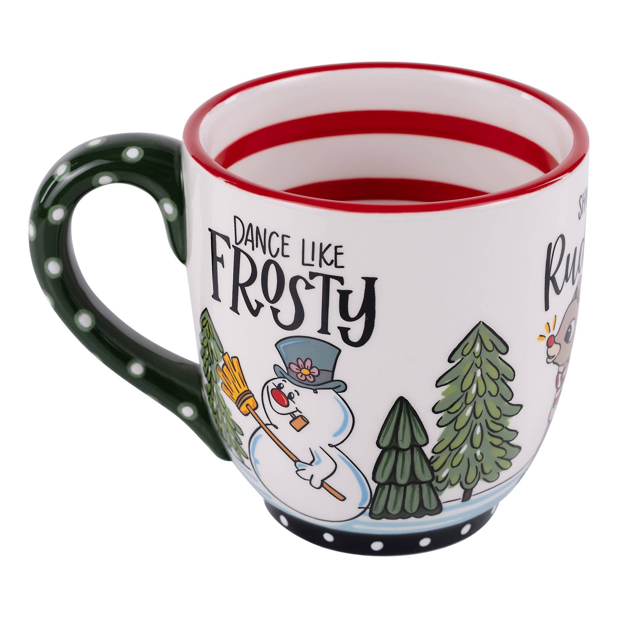 Dance Like Frosty, Shine Like Rudolph, Give Like Santa Mug - The Bronze Butterfly