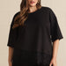 Entro Eyelash Lace Hem Knit Tunic Top - The Bronze Butterfly