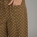Entro Polka Dot Pant in Brown - The Bronze Butterfly