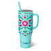 Flora Azul 40oz Mega Mug | Swig Life - The Bronze Butterfly