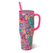 Flora Rosa 40oz Mega Mug | Swig Life - The Bronze Butterfly