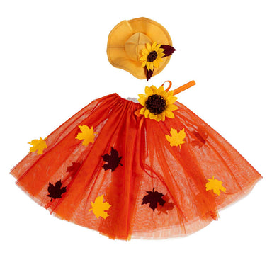 Giddy the Goose Fall Outfit | Leaf Dress - The Bronze Butterfly