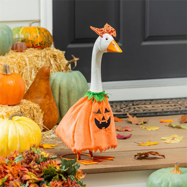 Giddy the Goose Outfit Pumpkin Poncho - The Bronze Butterfly