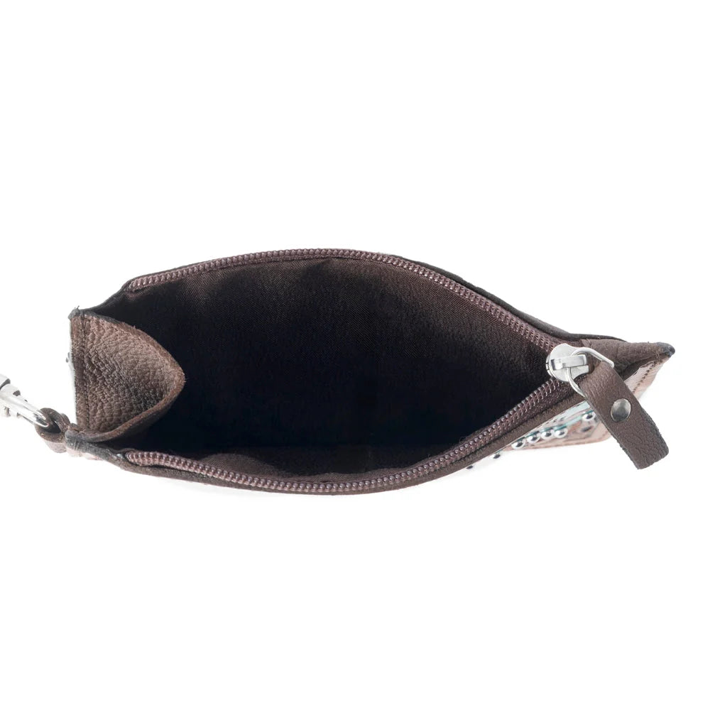 Hand Hewn Western Card Holder | Myra Bag - The Bronze Butterfly