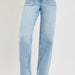 High Rise Wide Baggy Jeans with Waistband Tie | Risen - The Bronze Butterfly