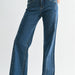 High Rise Wide Leg Side Panel Jeans | Mica Denim - The Bronze Butterfly