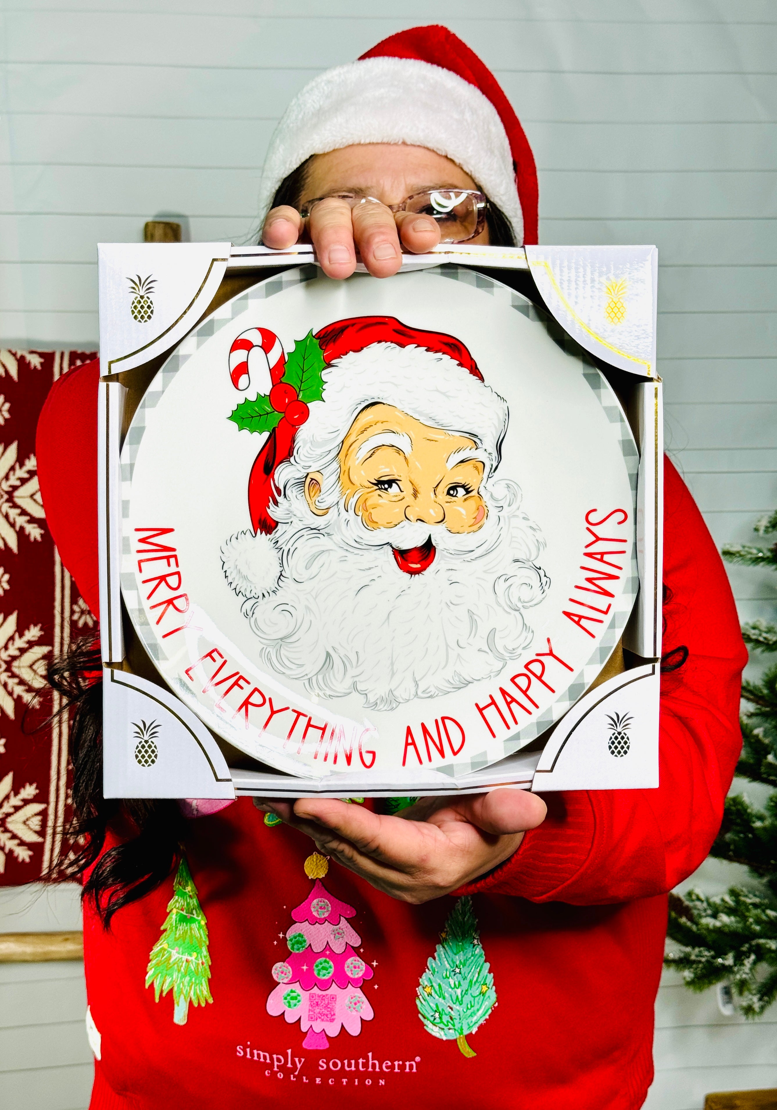 SIMPLY SOUTHERN FESTIVE HOLIDAY PLATES
