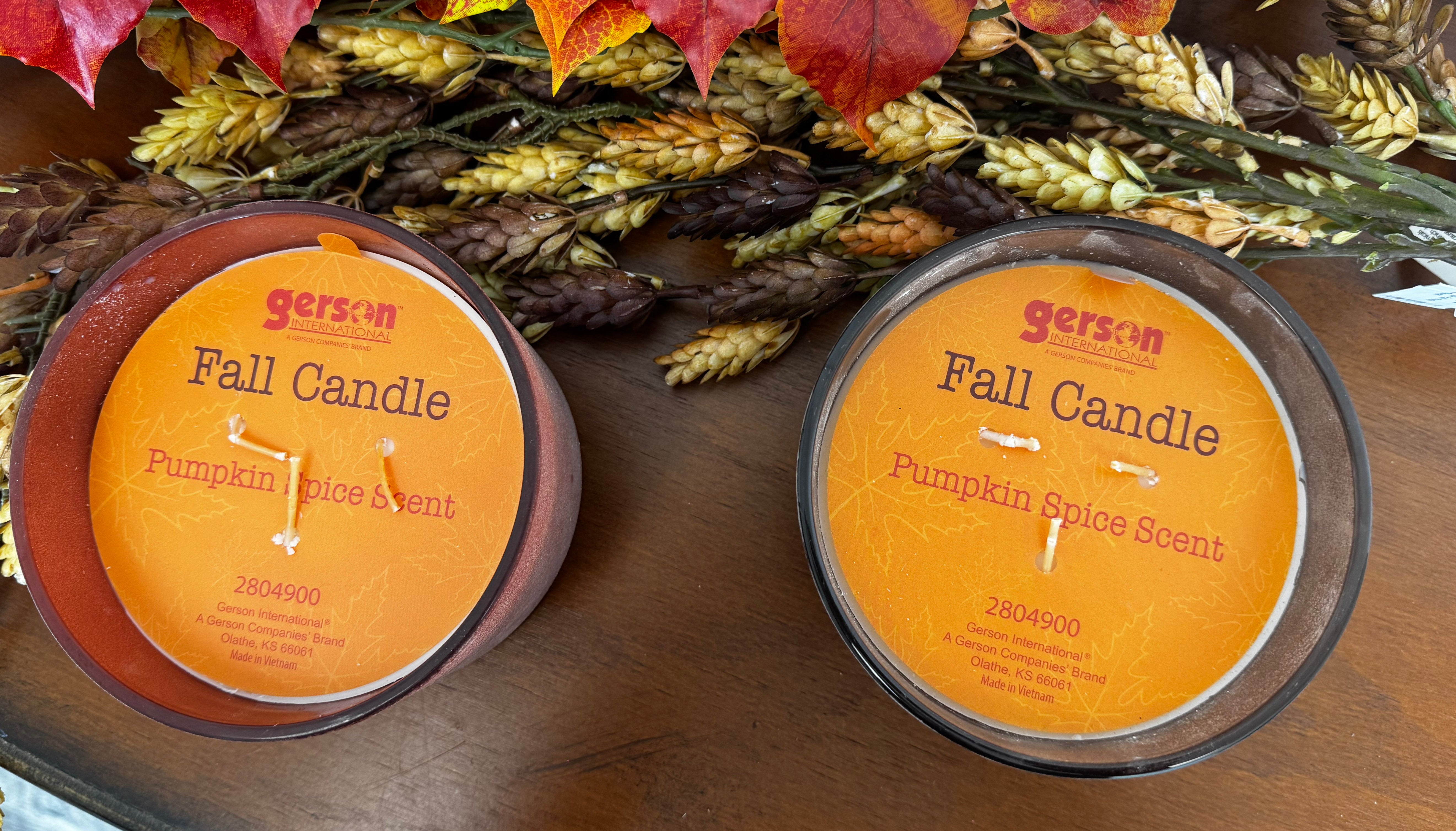 Frosted Glass Bowl Candle in Pumpkin Spice