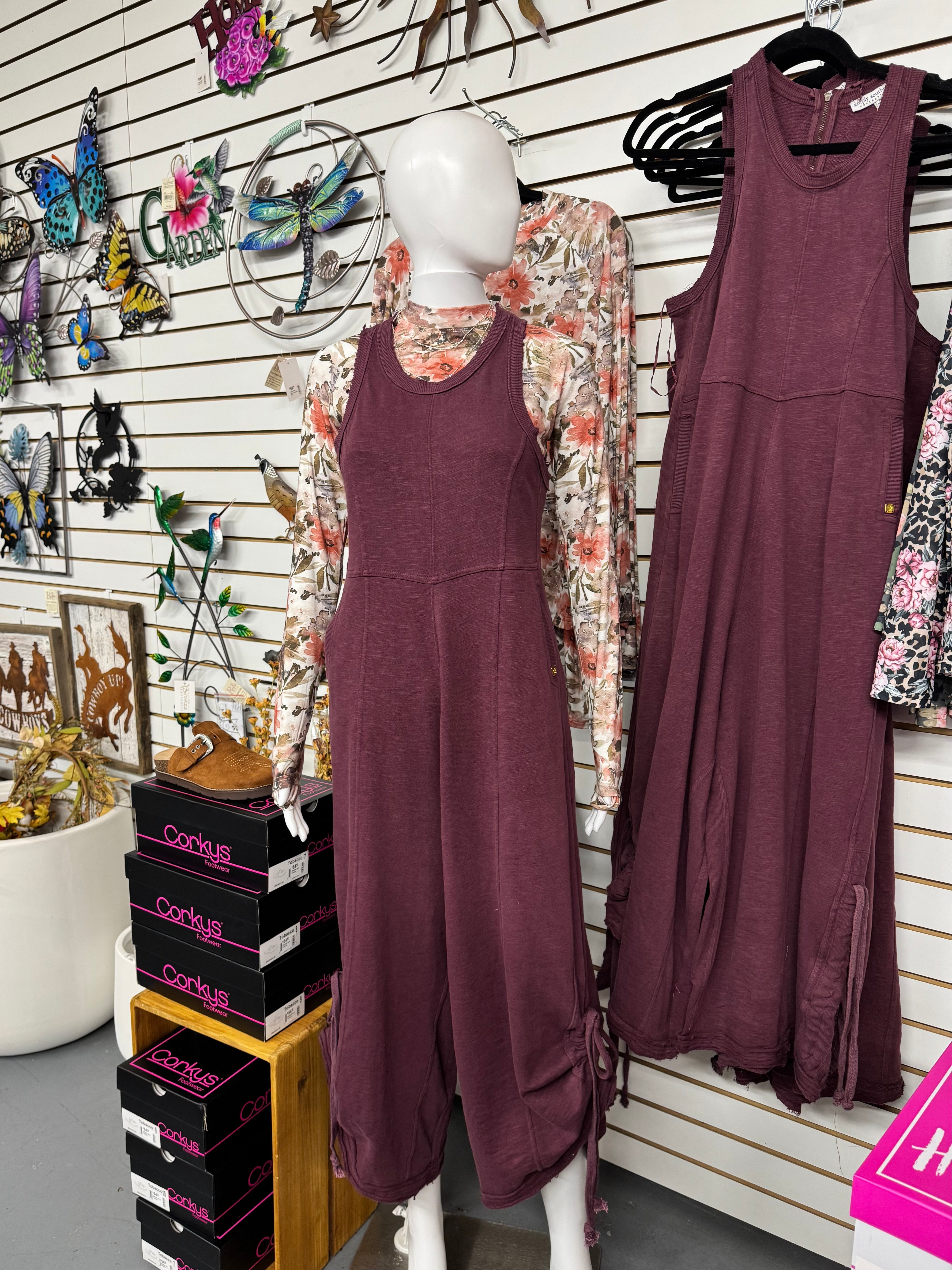 Simply Southern Vivian Jumpsuit - Umber