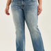 Judy Blue Low Rise Bootcut Jeans Plus Size | Genie Blue Wash | The Bronze Butterfly