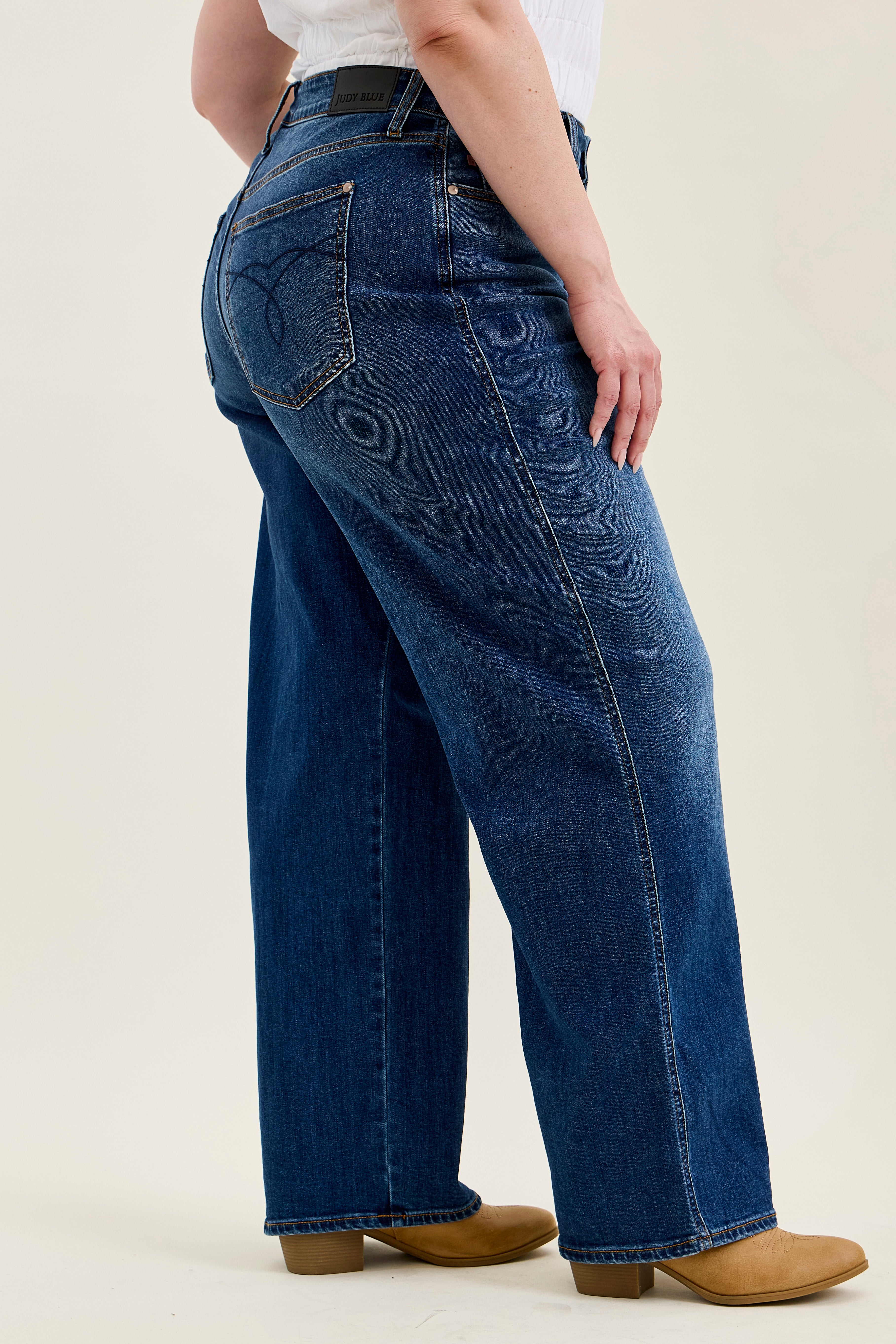 Judy Blue Wilhelmina Baggy Jeans | Plus The Bronze Butterfly