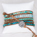 Kelly Leather Wrap Bracelet | Dylan Jewelry - The Bronze Butterfly