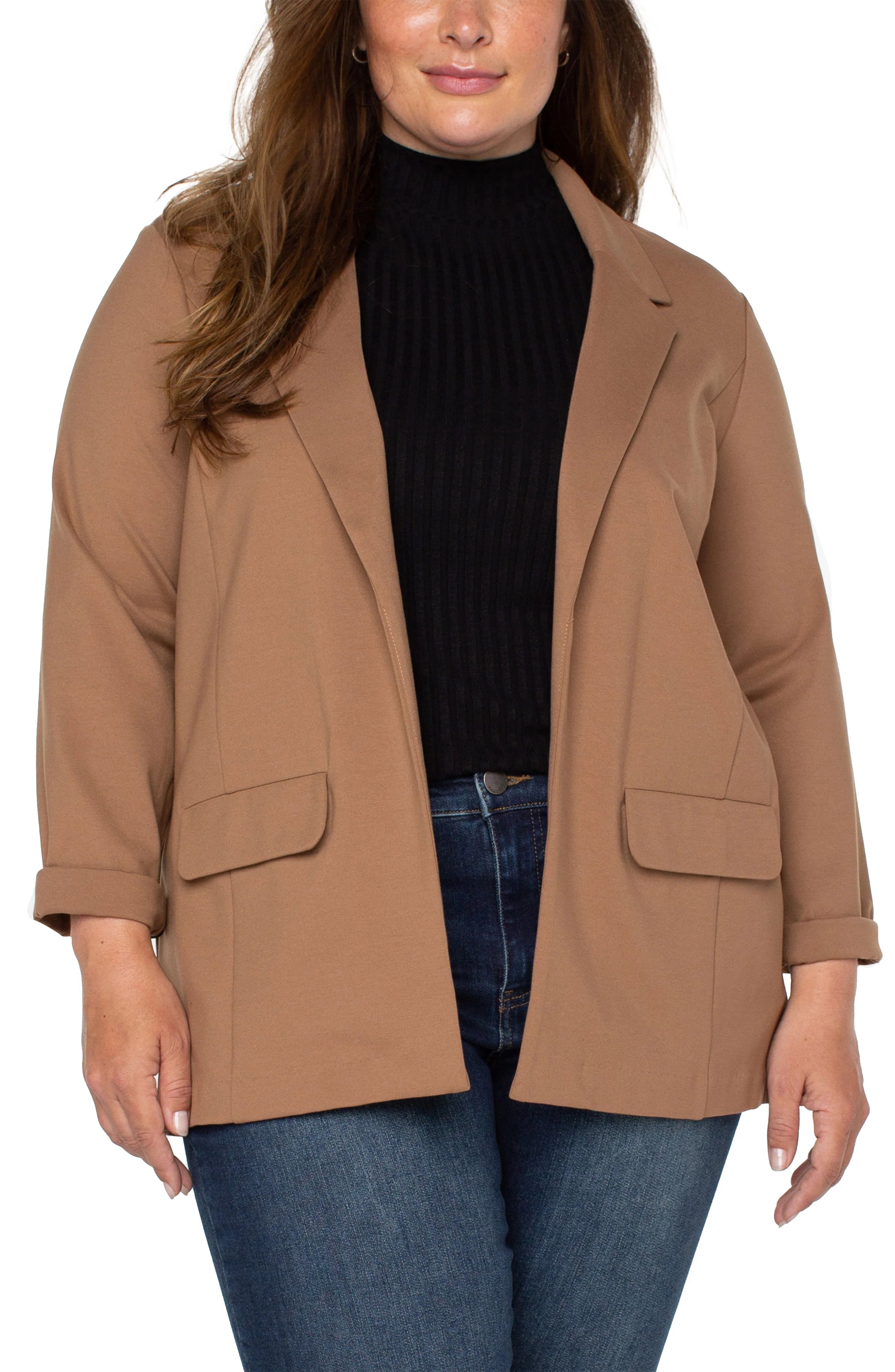 Liverpool Plus Size Boyfriend Blazer With Princess Dart