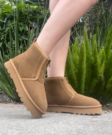 Laguna Suede Boot - The Bronze Butterfly