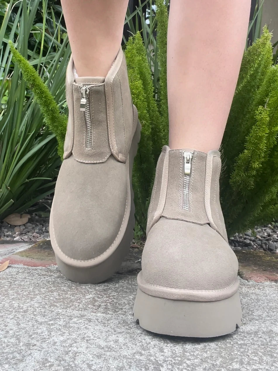 Laguna Suede Boot - The Bronze Butterfly