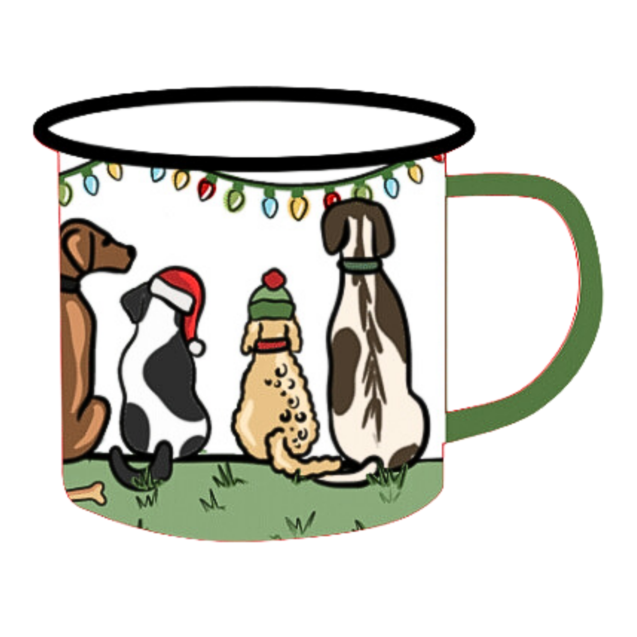 Merry Dog-Mas Mug - The Bronze Butterfly